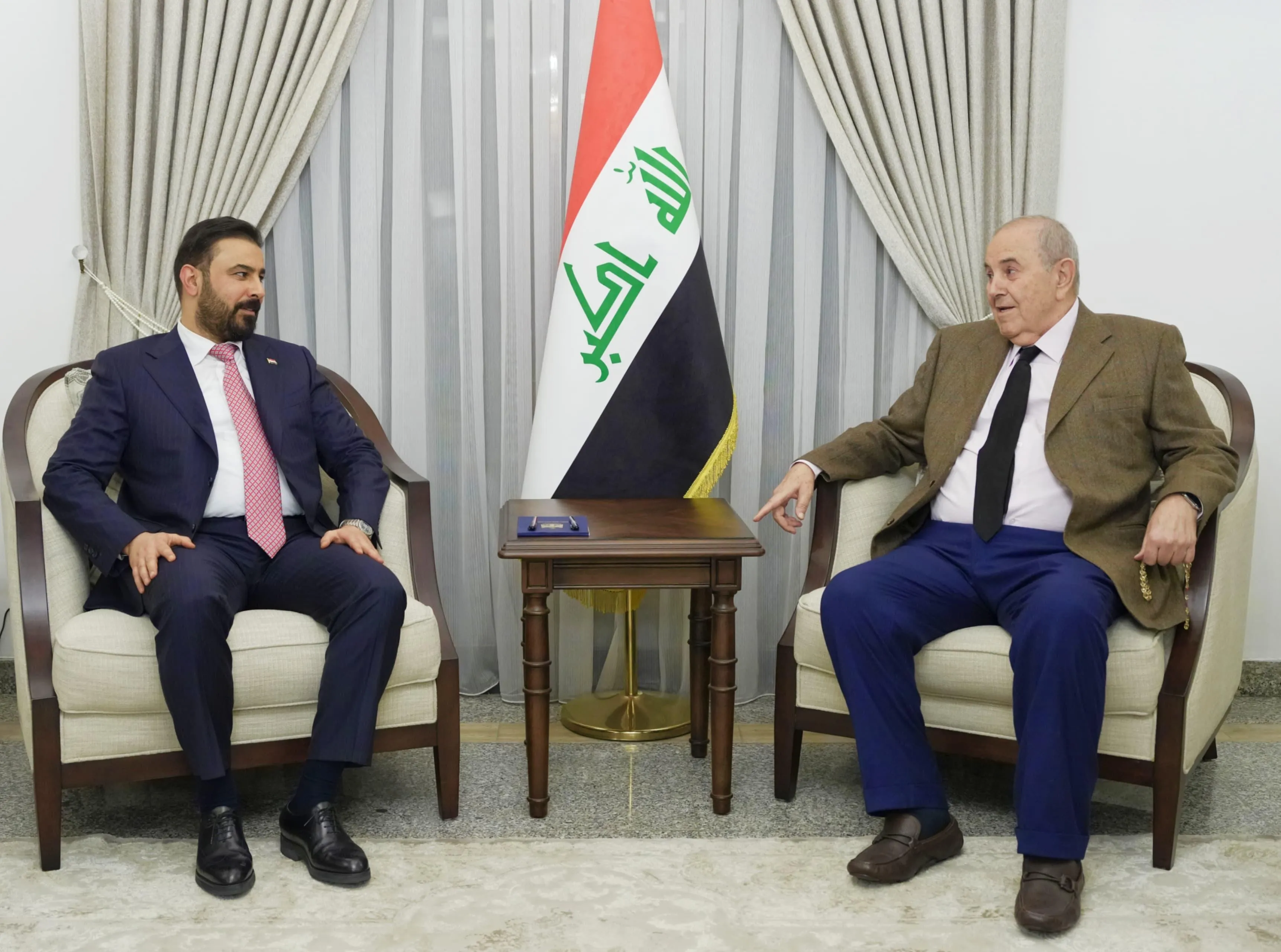 Al-Zaidy and Allawi meeting discusses cabinet formation steps and enhancing political stability