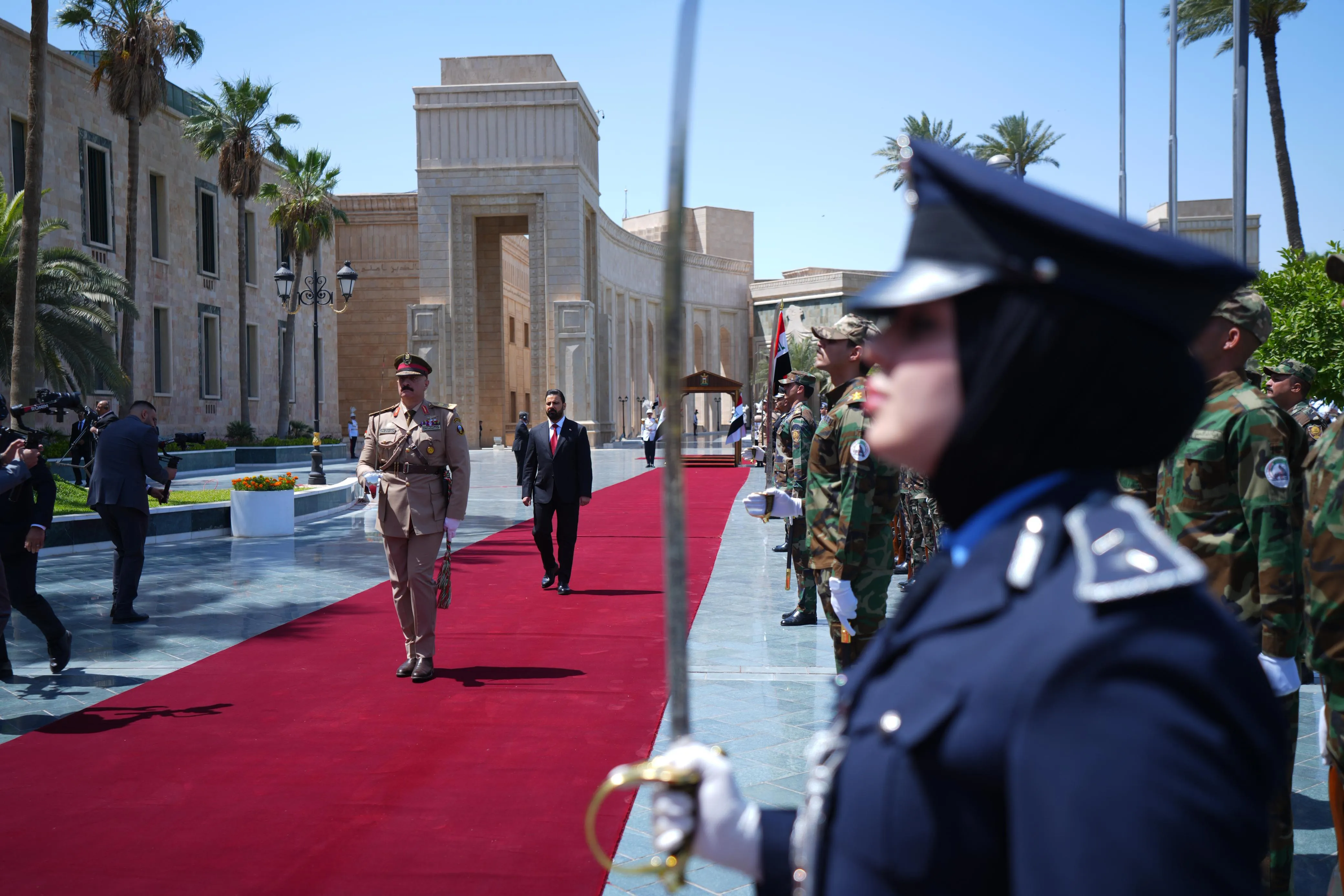 Handover ceremonies prime ministry in Baghdad