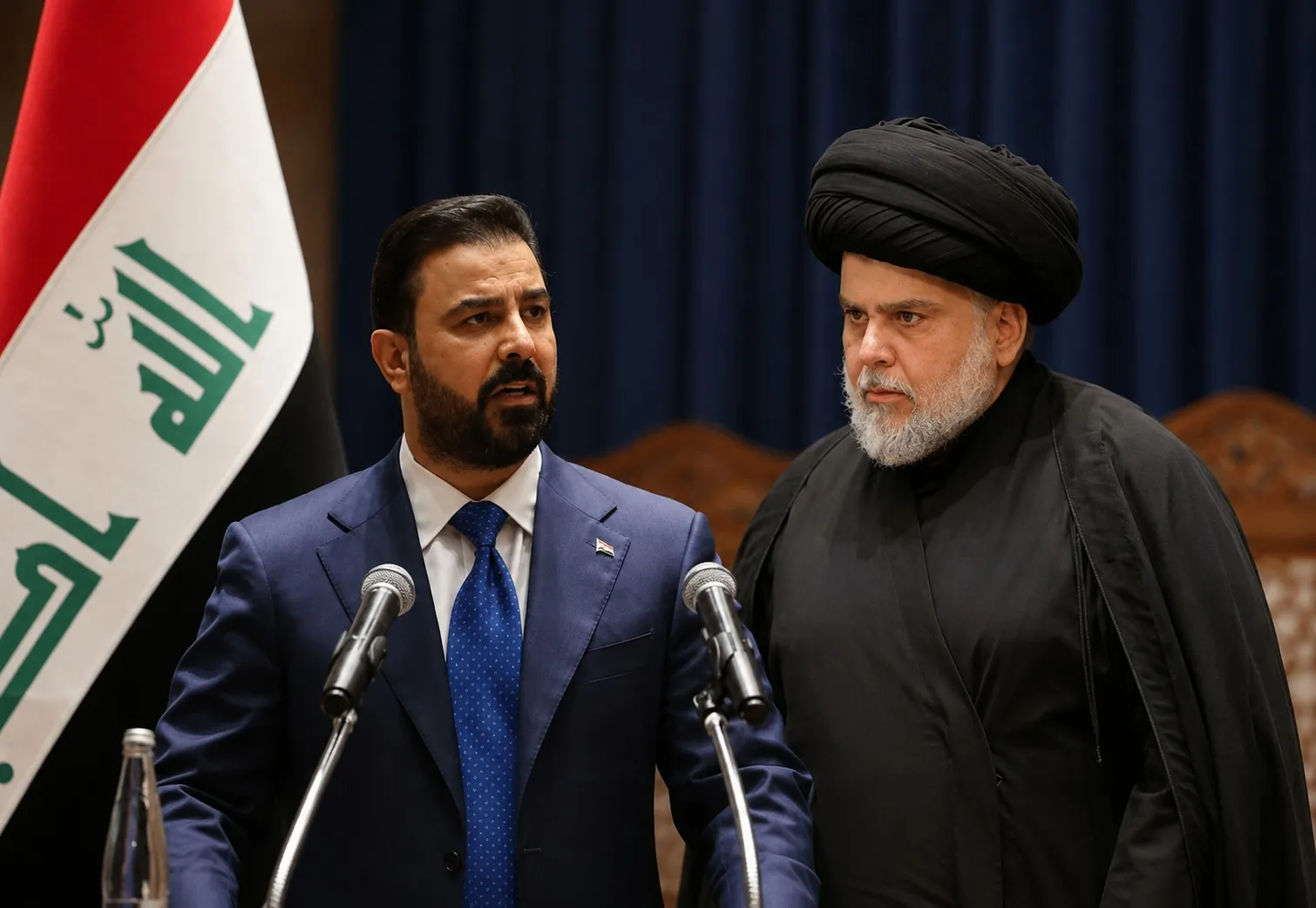 الصدر يتصل هاتفياً بالزيدي ويحثه على الوقوف بحزم لمحاربة الفساد المالي والإداري عاجل