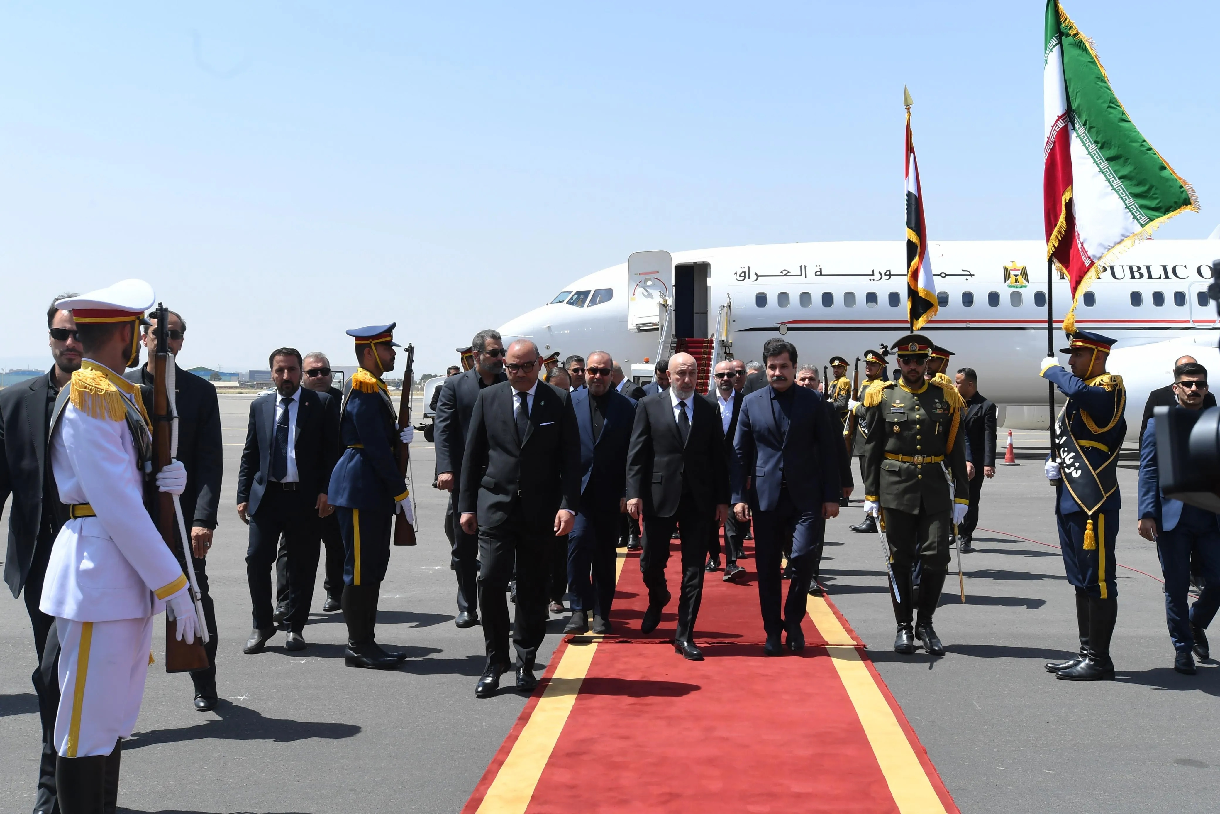 President Arrives in Tehran