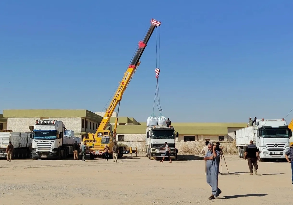 وزارة التجارة تبدأ اعتماد منفذ ربيعة الحدودي مساراً جديداً لنقل المواد الغذائية