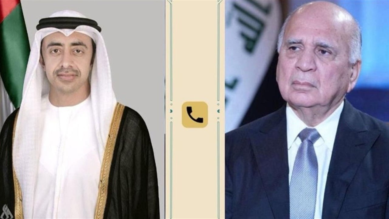 العراق والإمارات يشددان على أهمية التهدئة الإقليمية وتغليب الحوار