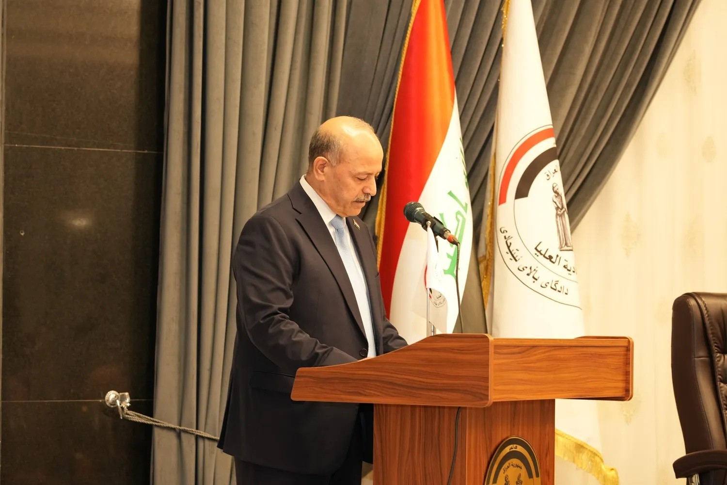 رئيس المحكمة الاتحادية يؤكد ارتباط السيادة الوطنية بالقضاء المستقل واحترام القانون