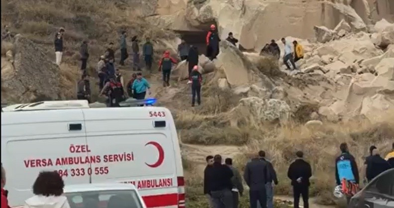 انهيار صخري في كابادوكيا التركية يتسبب في سقوط قتلى وجرحى